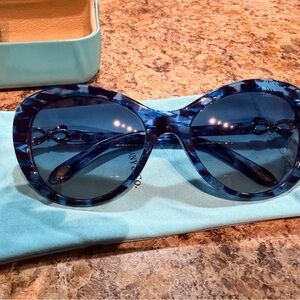 TIFFANY & CO TF4059 BLUE SUNGLASSES